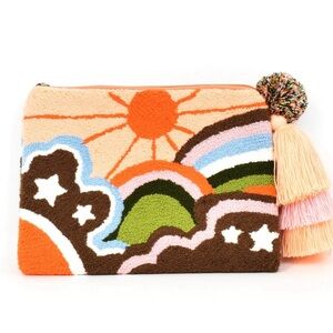 Beautiful boutique brand handmade clutch bag